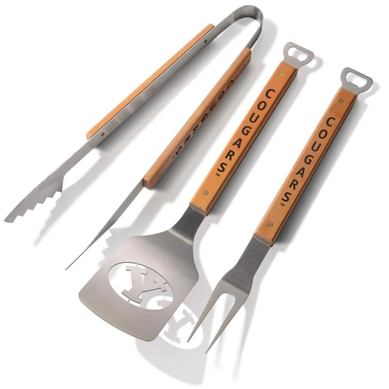 BYU Cougars 3 Piece Sportula® BBQ Tool Set