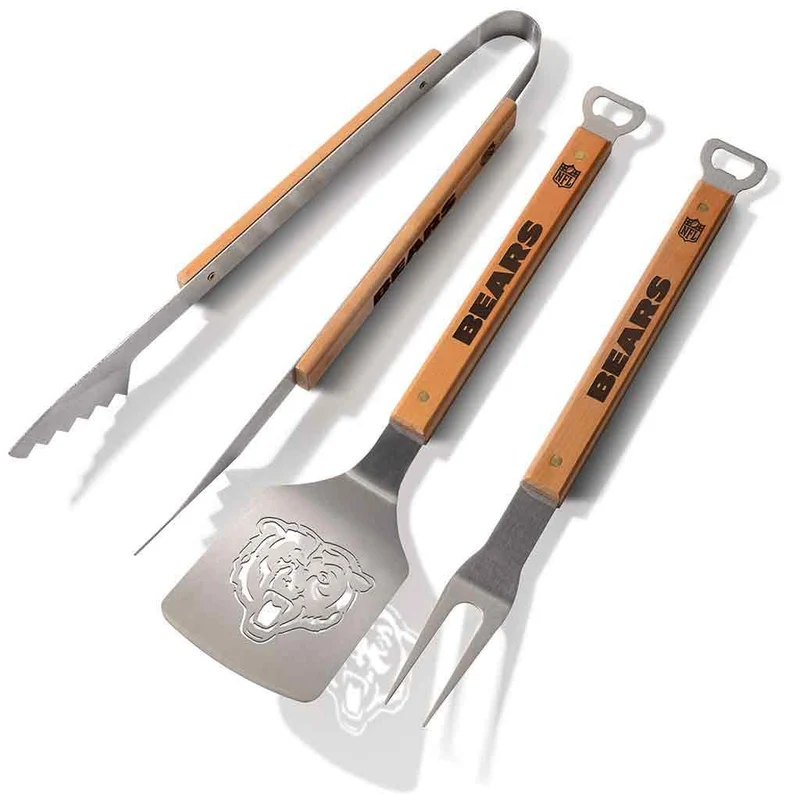 Chicago Bears 3 Piece Sportula® BBQ Tool Set