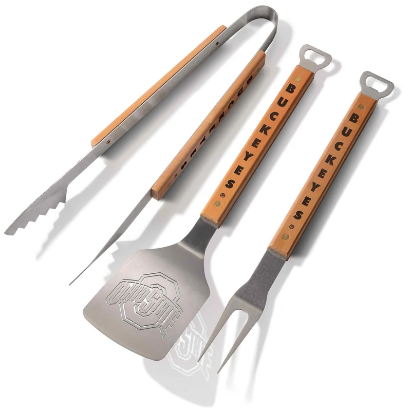 Ohio State University 3 Piece Sportula® BBQ Tool Set