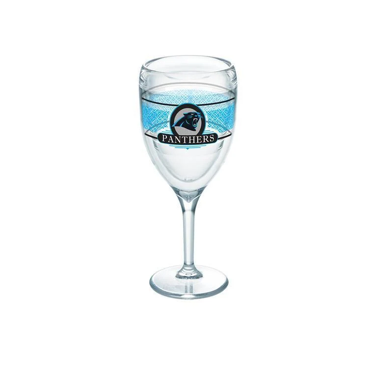 Carolina Panthers 9 oz. Tervis Wine Glass - (Set of 2)