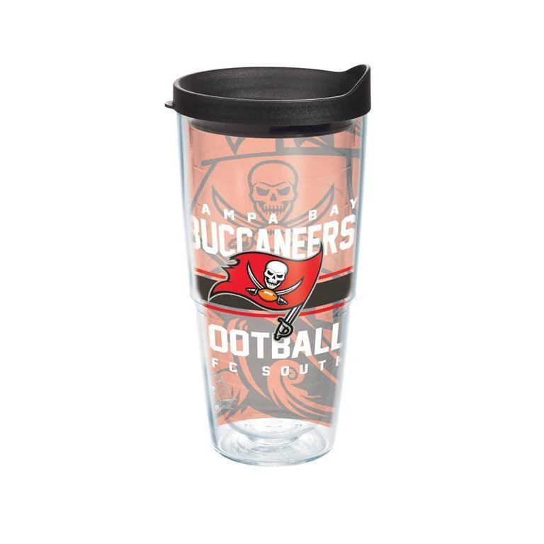 Tampa Bay Buccaneers Gridiron 24 oz. Tervis Tumbler with Lid - (Set of 2)