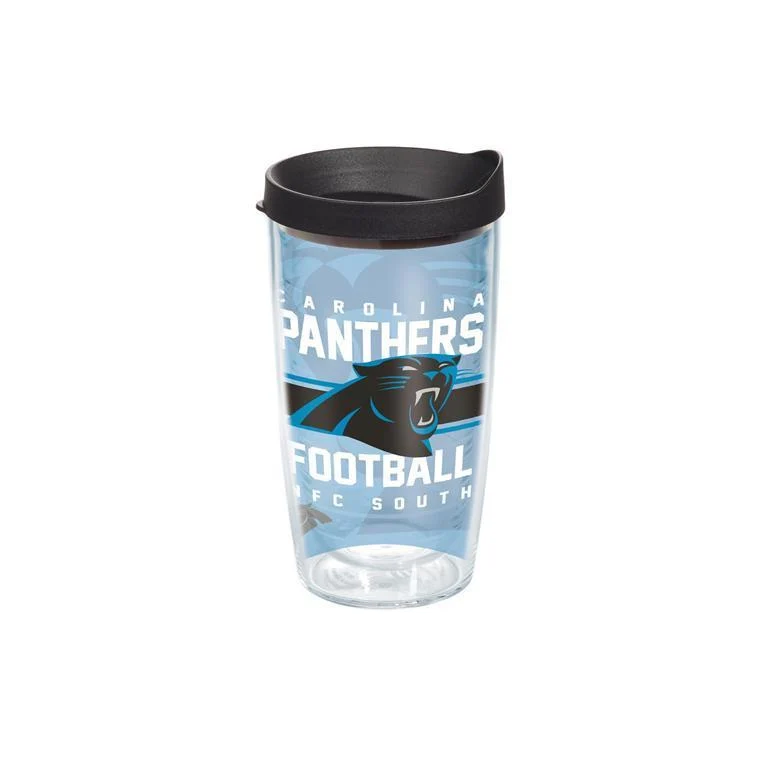 Carolina Panthers Gridiron 16 oz. Tervis Tumbler with Lid - (Set of 2)