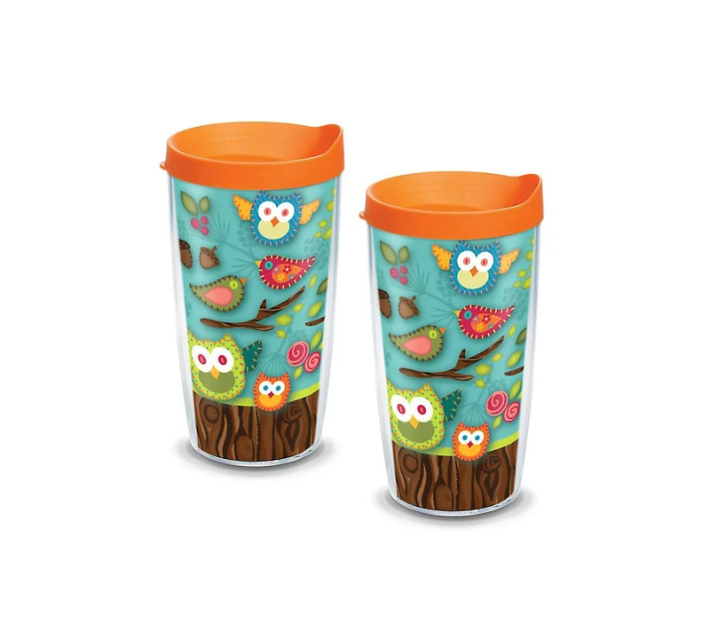 Owls 16 oz. Tervis Tumbler with Lid - (Set of 2)