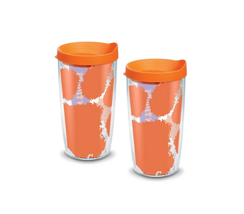 Clemson University Colossal 16 oz. Tervis Tumbler with Lid - (Set of 2)
