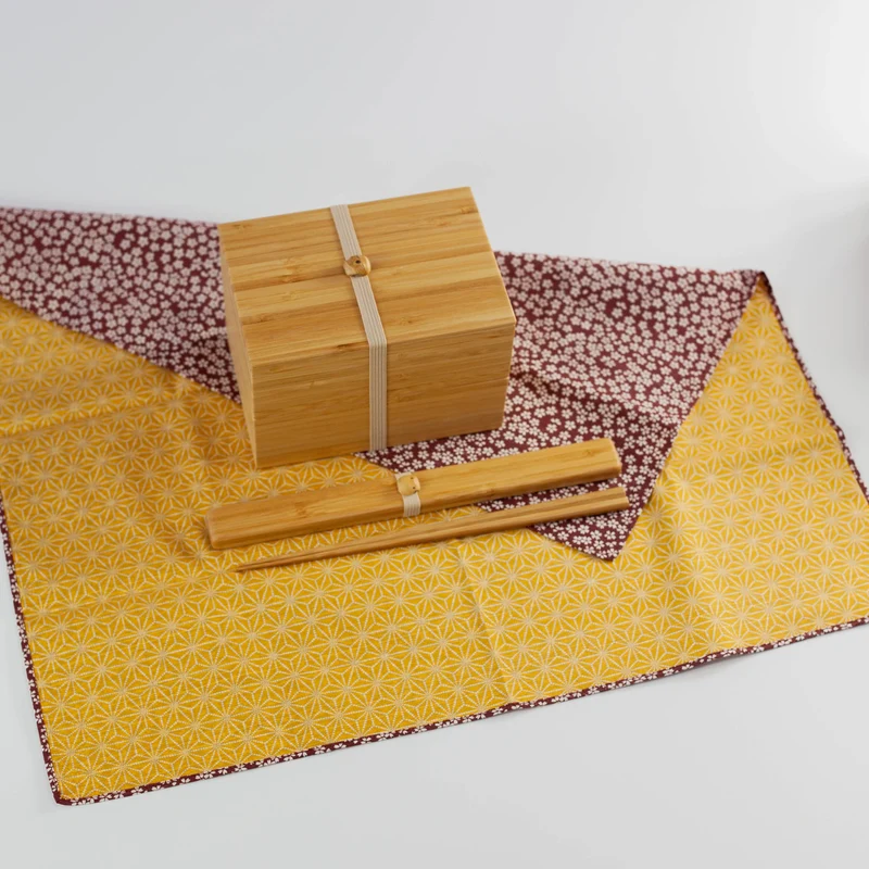Ensemble Bento Minimaliste en Bambou