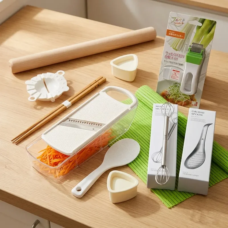 Set d'Ustensiles de Cuisine Japonais Essentiels