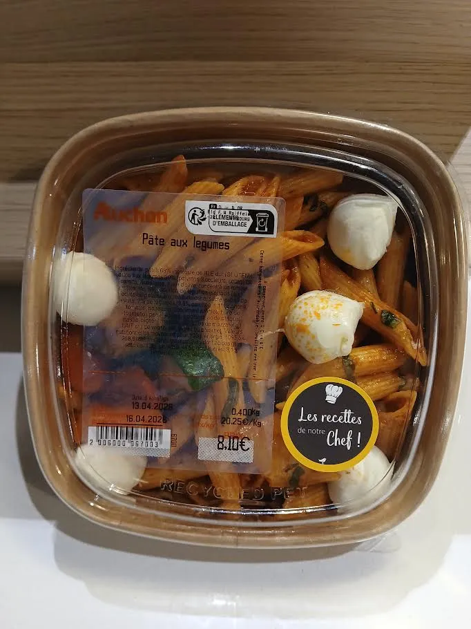 Pâtes aux légumes
