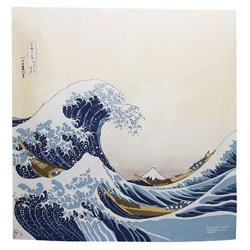 Furoshiki Sumidagawa - Kanagawa Namiura (104 cm)