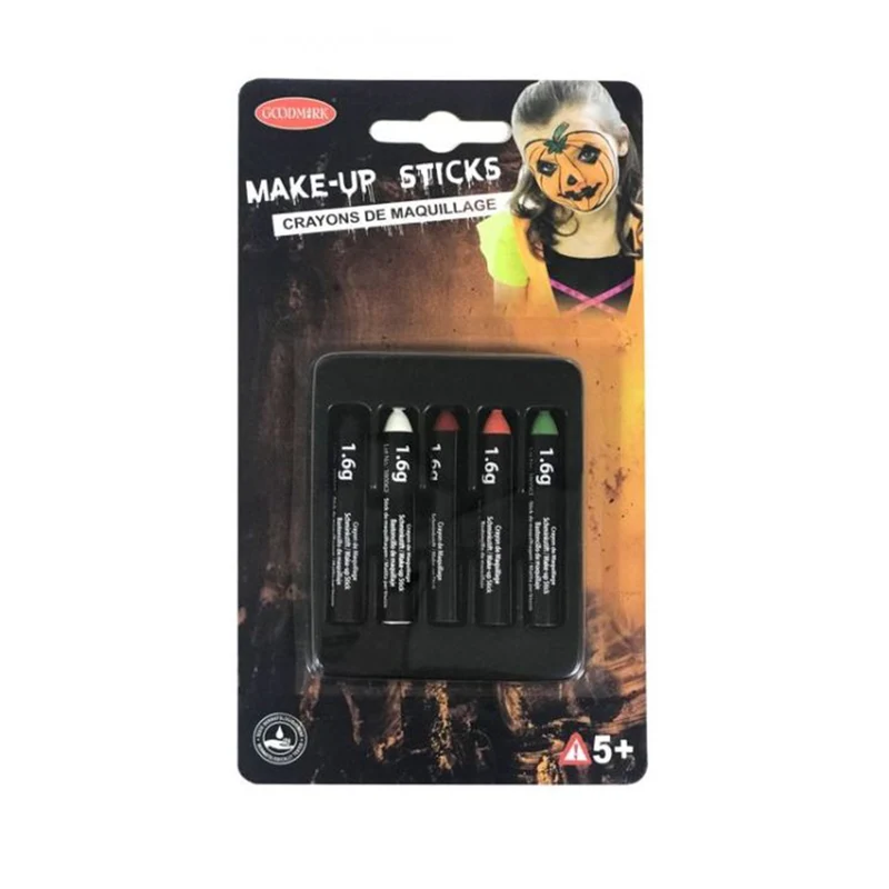 Crayons de maquillage pour Halloween – 5 pièces