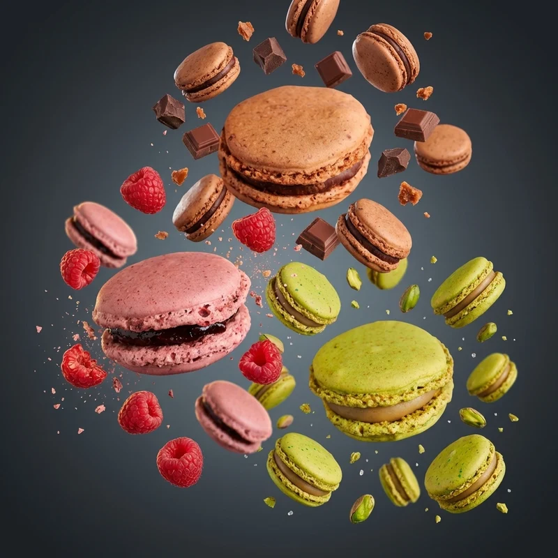 Atelier 2h - Macarons : Chocolat, Pistache et Framboise 03/10/26
