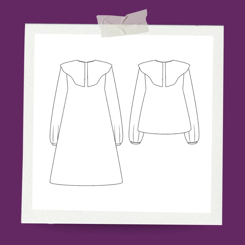 Patron PDF - robe ou top Baby Love
