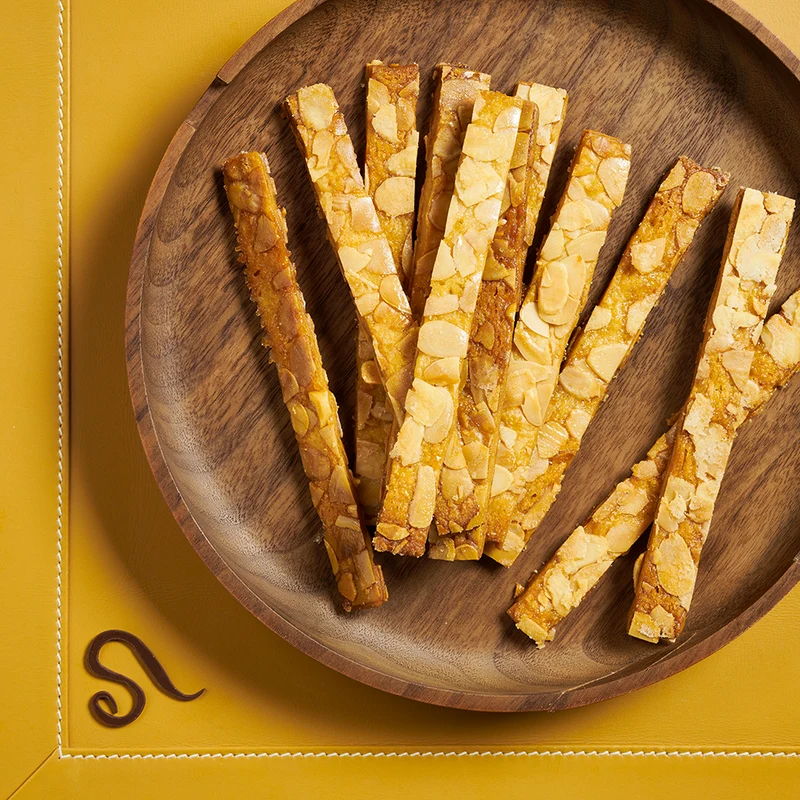 Sacristains aux Amandes – Biscuits feuilletés artisanaux croustillants