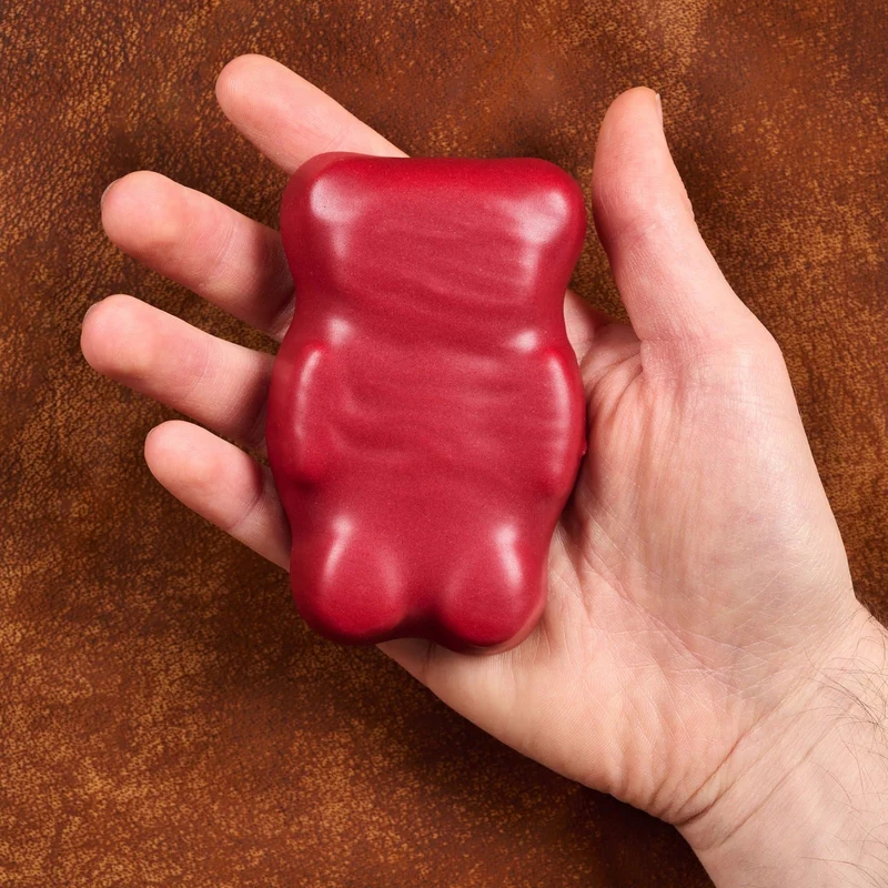 Ourson guimauve framboise
