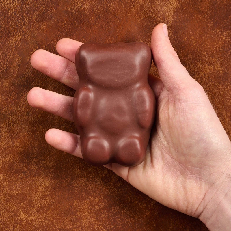 Ourson guimauve vanille & chocolat au lait