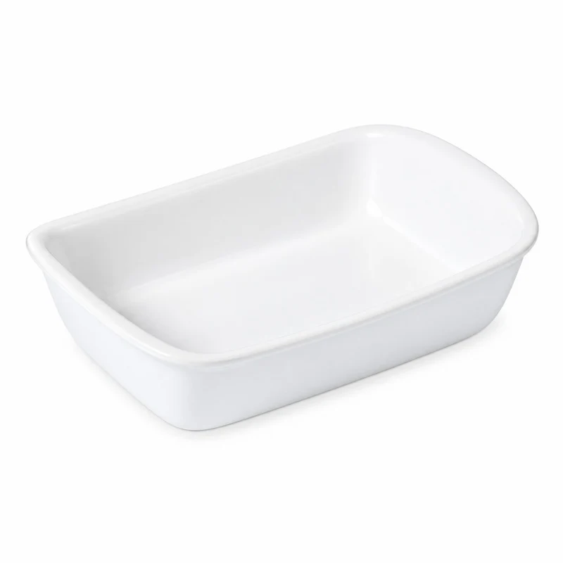 Plat à four rectangulaire en céramique blanc Pyrex Supreme – 26 × 18 cm