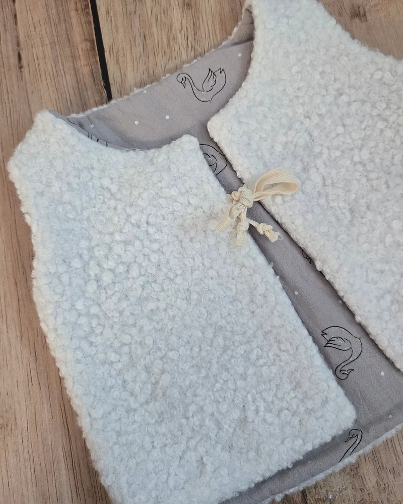 Gilet berger cygne