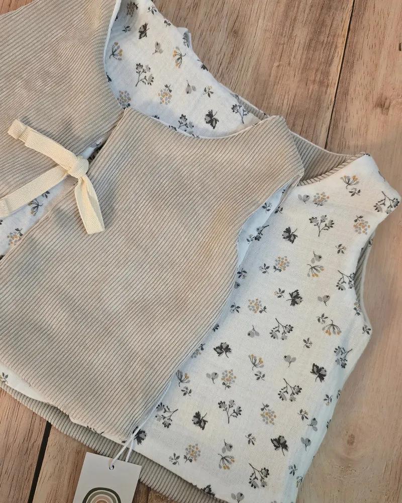 Gilet à fleurs
