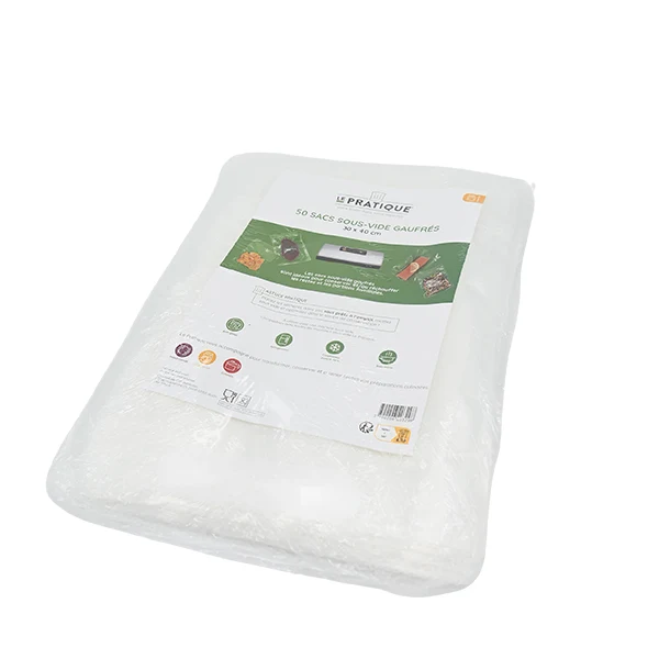 Sachet de 50 sacs sous-vide gaufrés 30 × 40 cm Le Pratique