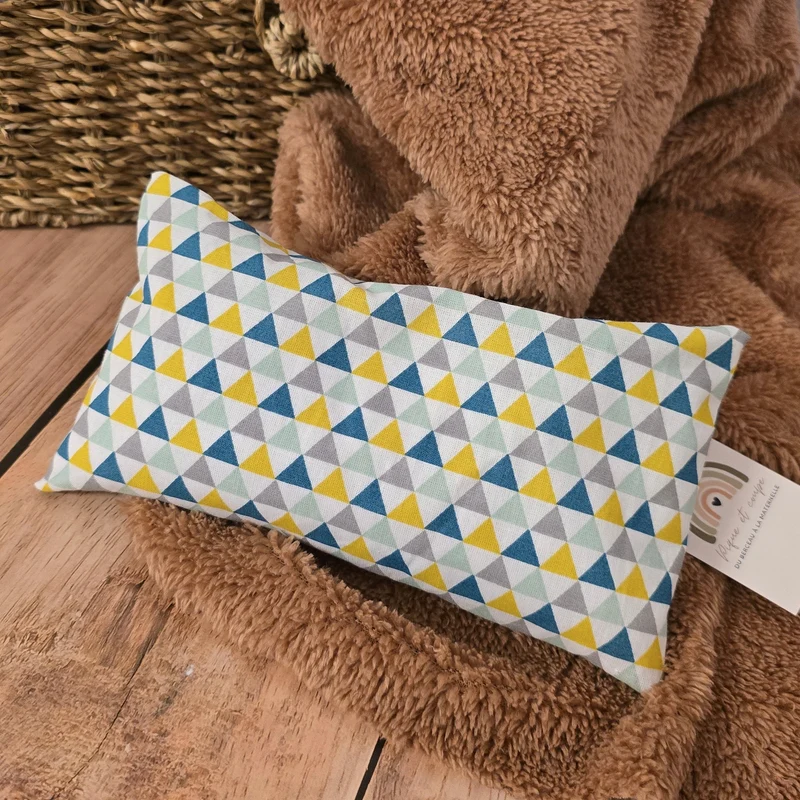 Bouillotte motif triangle