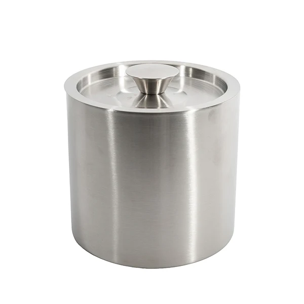 Seau à glace en acier inoxydable à double paroi 3 L Point Virgule