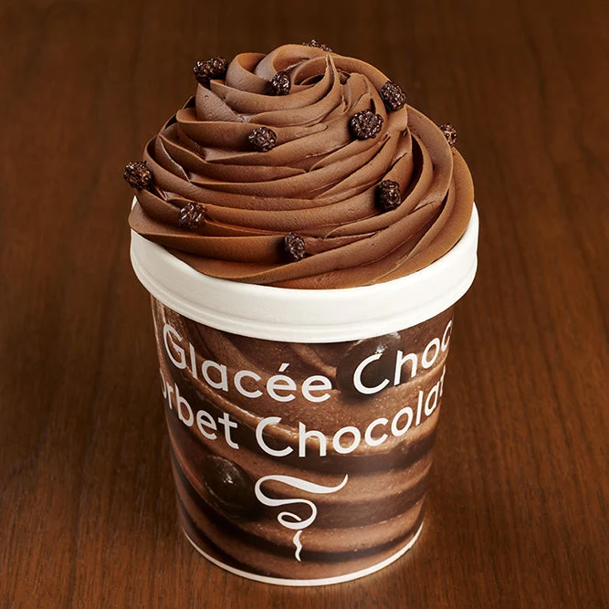 Sorbet Chocolat Noir & Crème Glacée Chocolat au Lait