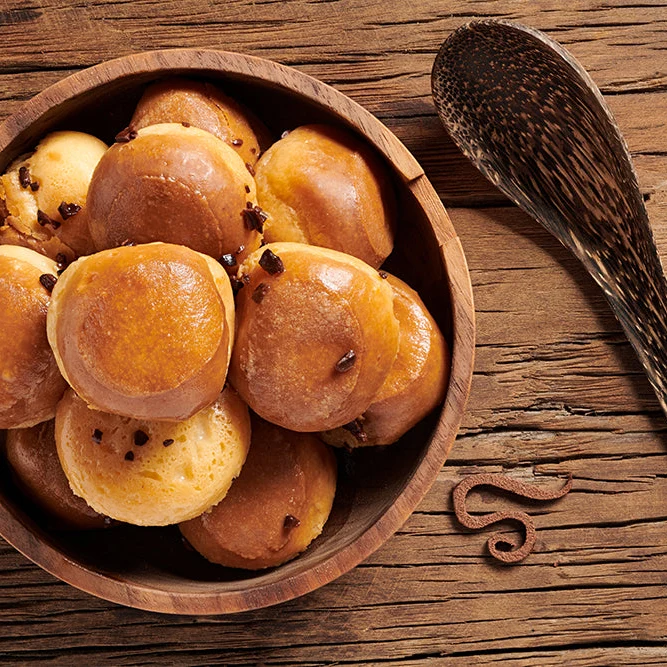 Minis Babas au rhum en bocal