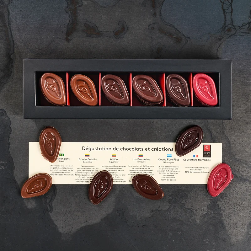 Coffret dégustation de chocolats & créations