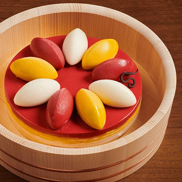 Entremets glacé Acidulé Sève – Dessert fruité citron, framboise et mangue pour 8 personnes