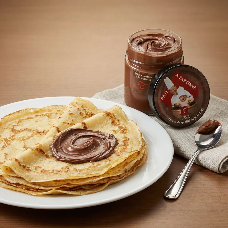 Pâte de Brunette - Pâte à tartiner française avec 40% de noisettes.