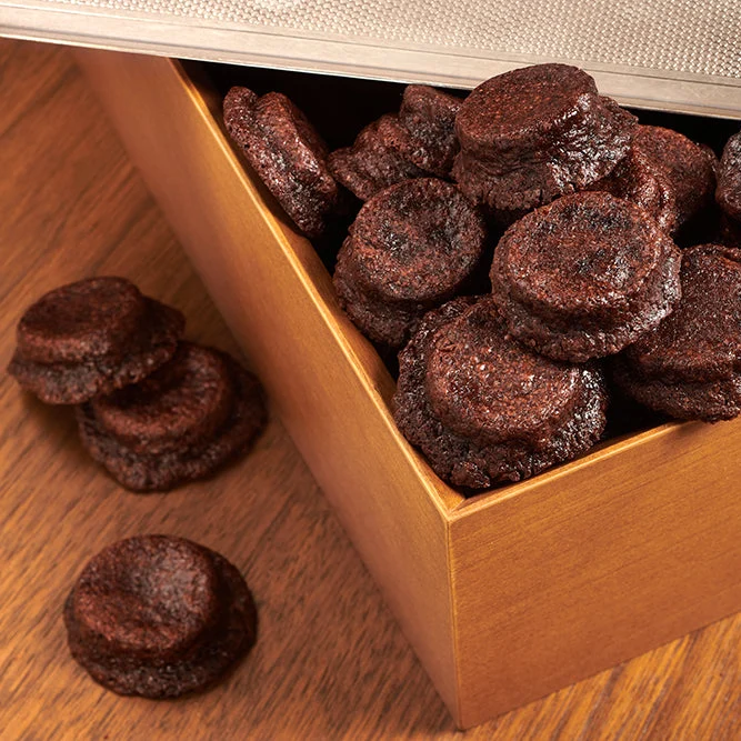 Sablés au Chocolat Noir & Fleur de Sel – 21 % de chocolat noir