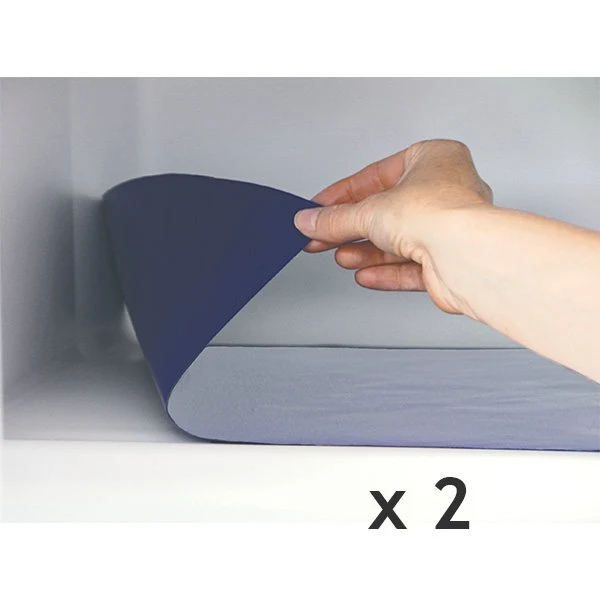 Lot de 2 feuilles de protection antigivre pour congélateur 40 cm NoStik