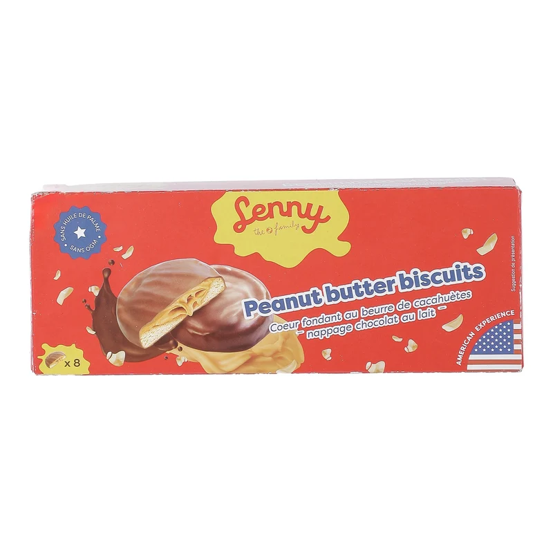 Paquet de biscuit beurre de cacahuètes