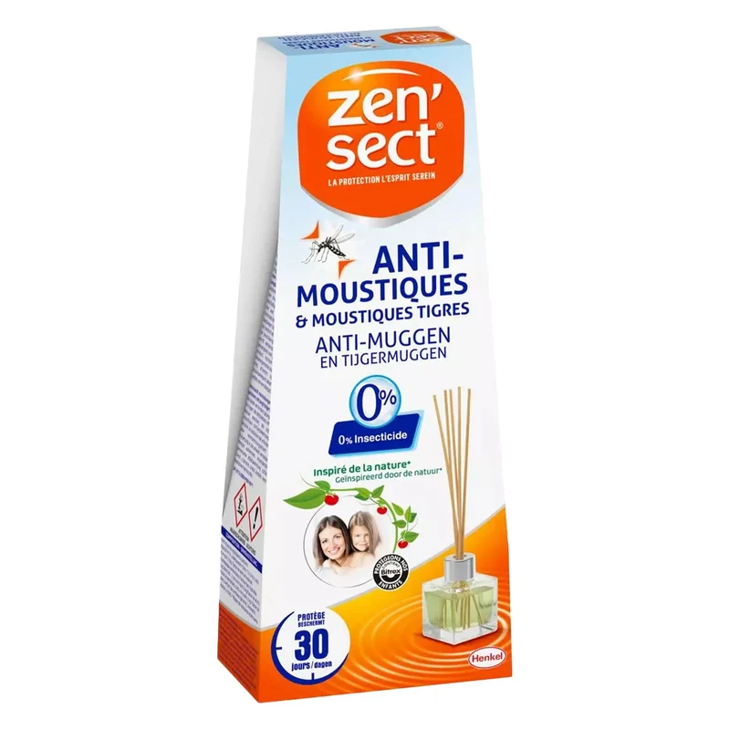 DIFFUSEUR + RECHARGE 45 NUITS LIQUIDE REGLABLE 0% INSECTICIDE