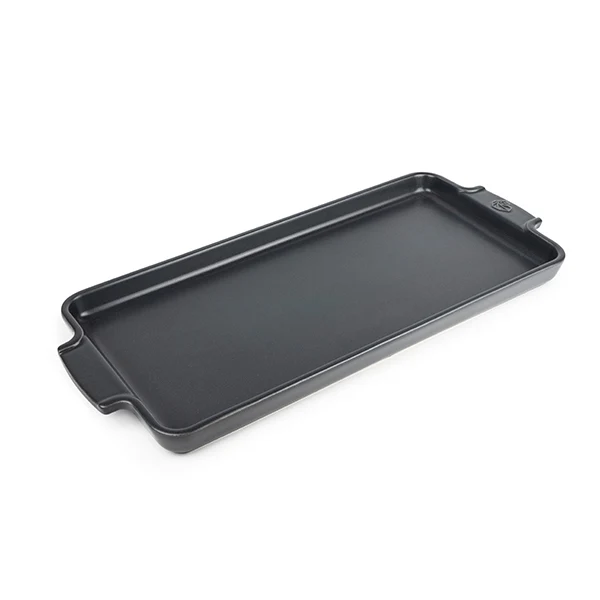 Plaque apéritifs et mignardises céramique ardoise Appolia 40 cm Peugeot