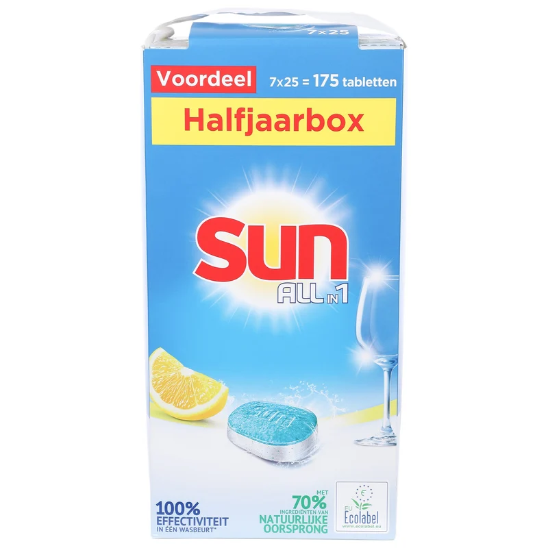 Lot de 7x5 tablettes lave-vaisselle sun all 1