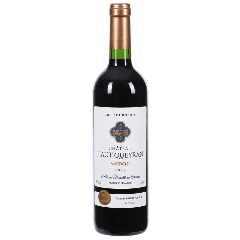 CHATEAU HAUT QUEYRAN MEDOC 2016 14% MEDAILLE D'OR