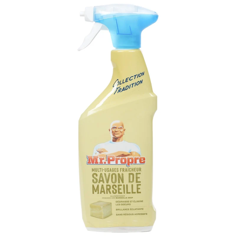 Pistolet nettoyant multi-usages au savon de Marseille