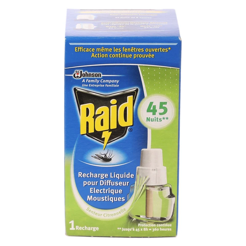 Recharge diffuseur électrique liquide senteur citronnelle
