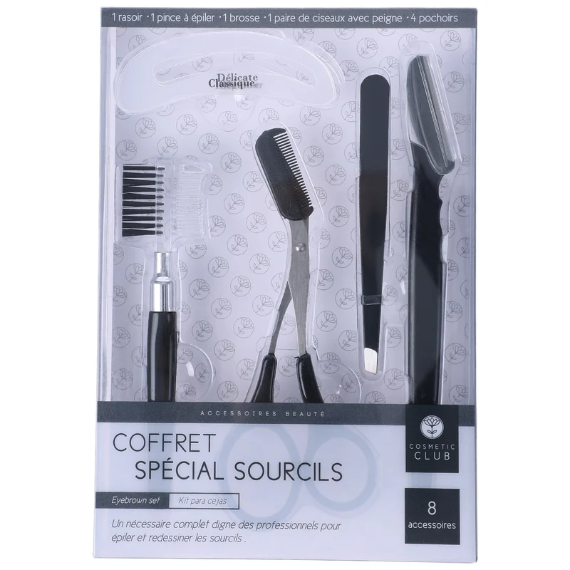 COFFRET SOURCILS 8PCS