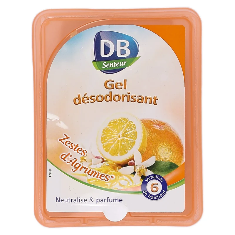 Gel désodorisant au zeste d'agrumes