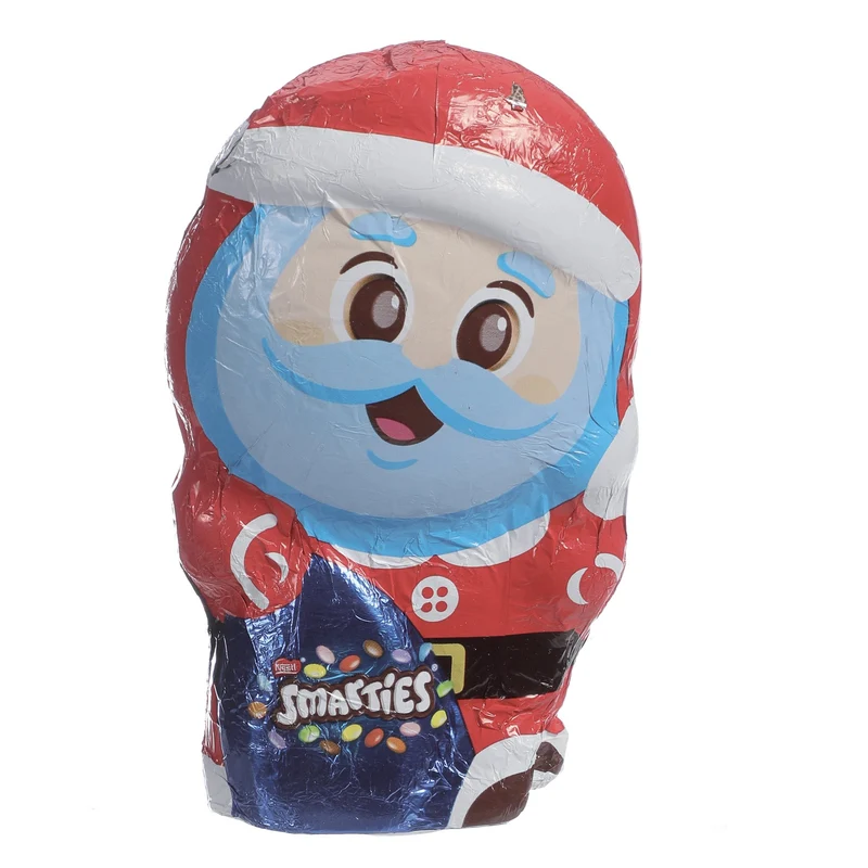 Chocolat au lait père noël Smarties