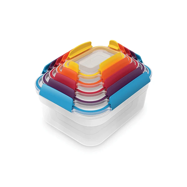 Set de 5 boites de conservation Nest Lock multicolores avec couvercles Joseph Joseph