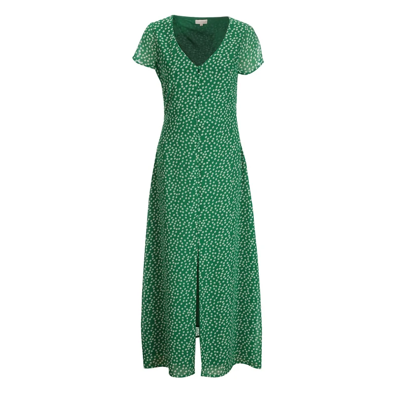 Robe longue boutonnée