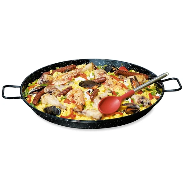 Plat à paëlla professionnel émaillé 50 cm Lacor