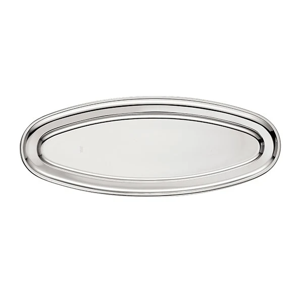 Plat ovale en inox England 59,5 cm Inoxriv