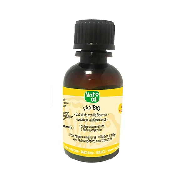 Extrait de vanille bio 30 ml Nat-ali