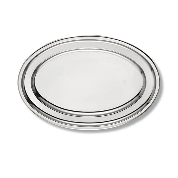 Plat ovale en inox ALFA 45 cm Inoxriv