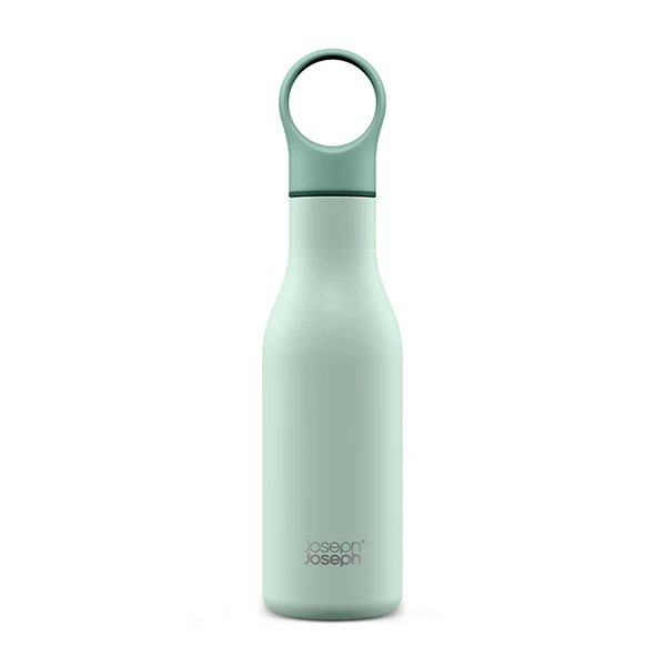 Bouteille isotherme isolée sous vide Loop 500 ml vert mat Joseph Joseph