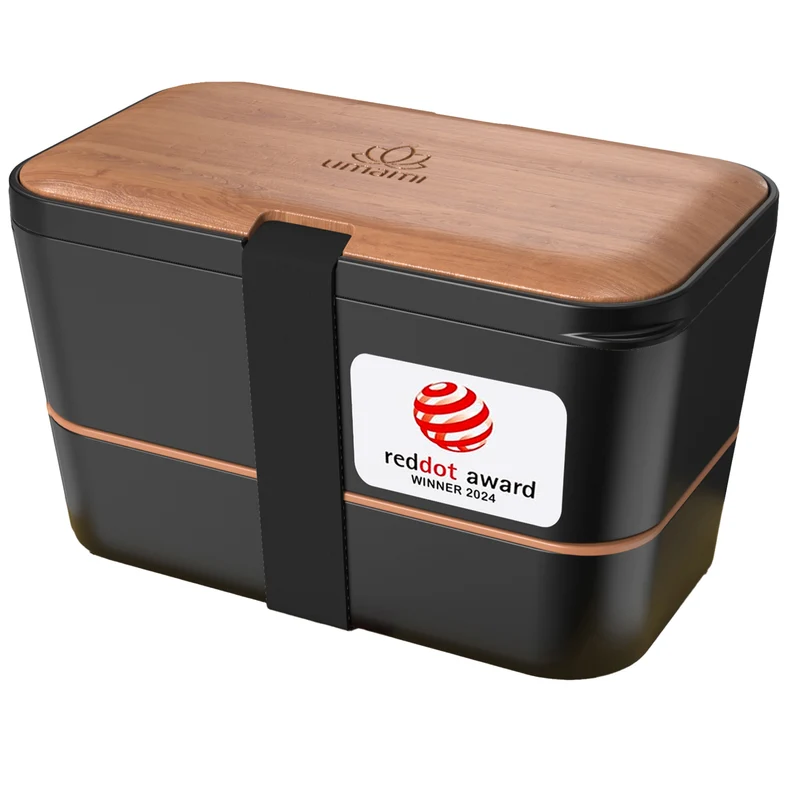 Nestable Bento Box Cherry Black (51 oz)