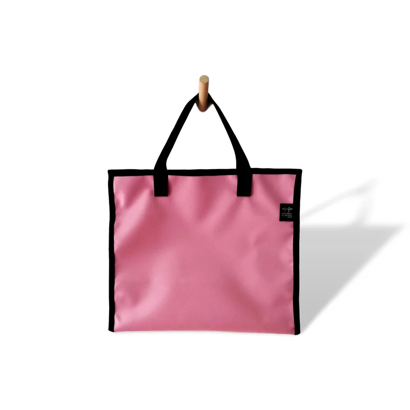 Sac Fourre-tout ( PETIT ) - Sac écoresponsable - rose uni